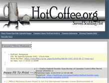 Tablet Screenshot of hotcoffee.org